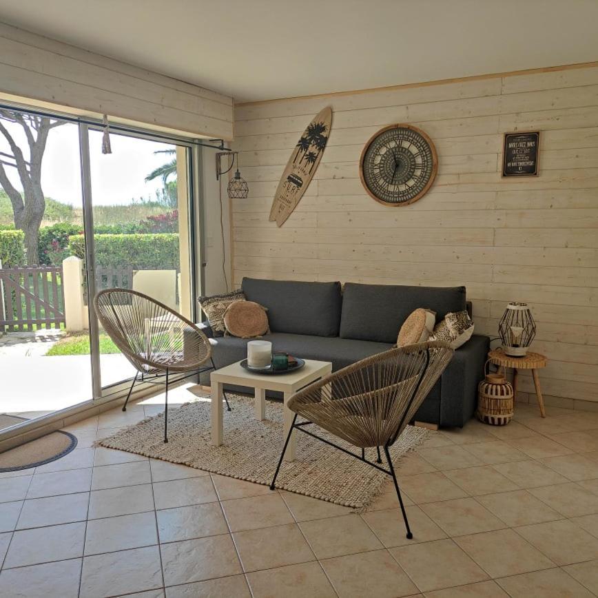 LES CAPITELLES - Accès direct à la plage depuis le jardin Saint-Cyprien  Extérieur photo